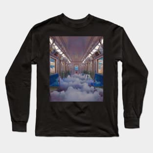 Dreamcore Cloudy Train - Dreamy Long Sleeve T-Shirt